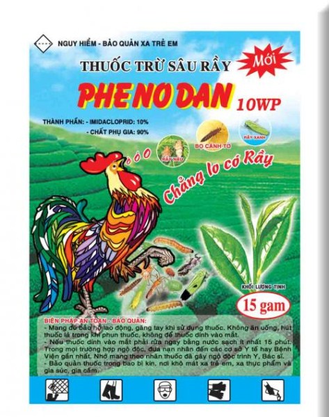 Phenodan 10WP 15g - Thuốc Trừ Sâu Phương Mai - Công Ty TNHH Vật Tư Bảo Vệ Thực Vật Phương Mai